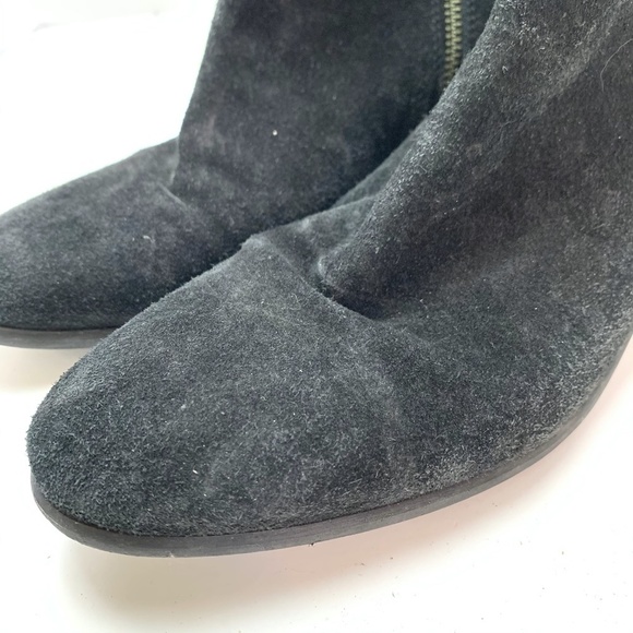 MIA EMERSON Genuine Leather Ankle Booties Black 10 - Picture 9 of 16